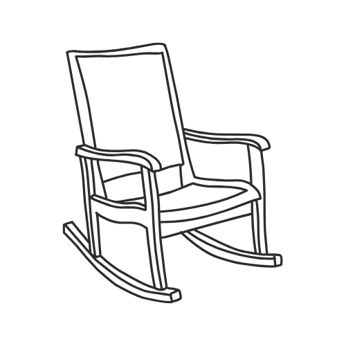 Chaise à bascule
